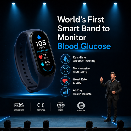 ⚡ Final 1 Hours Launch Offer 🏆 2026 Pryxo™ M9 Non-Invasive Smart Band 📈12 health reports - No-Prick