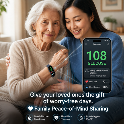 ⚡ Final 1 Hours Launch Offer 🏆 2026 Pryxo™ M9 Non-Invasive Smart Band 📈12 health reports - No-Prick