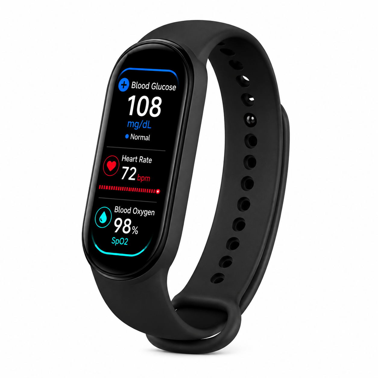 ⚡ Final 1 Hours Launch Offer 🏆 2026 Pryxo™ M9 Non-Invasive Smart Band 📈12 health reports - No-Prick